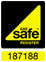 Gas Safe Register logo, registration number 187188